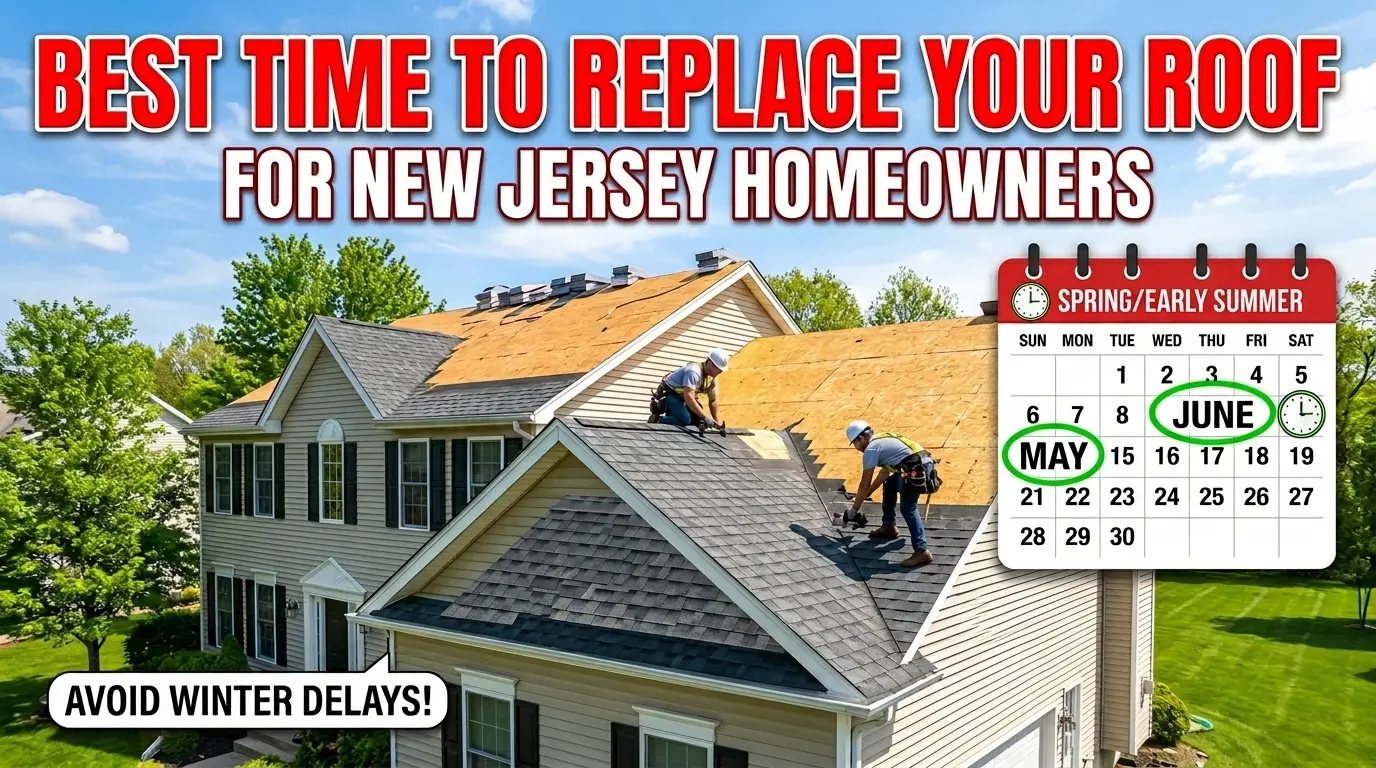 When Is the Best Time to Replace Your Roof in New Jersey