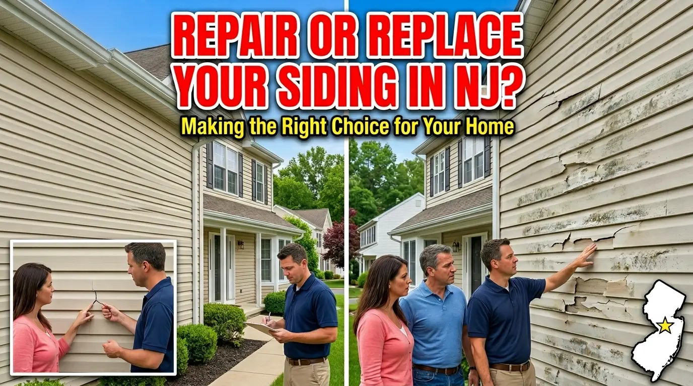 Should You Repair or Replace Your Siding in New Jersey