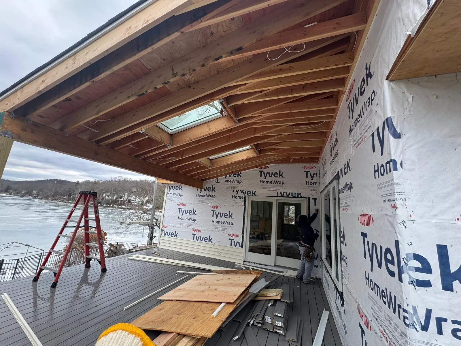Old windows before replacement in New Jersey