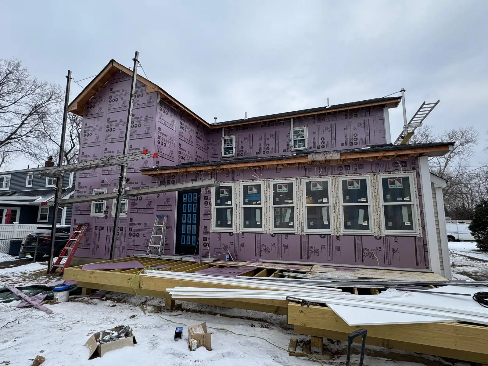 Home exterior before remodeling in New Jersey
